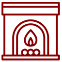 Gas Fireplace icon | Asheville, NC