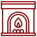 Gas Fireplace icon | Asheville, NC