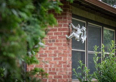 Exterior gargoyle.